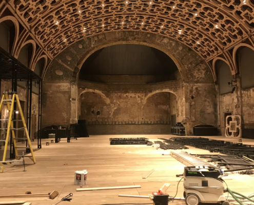 batterseas arts project flooring