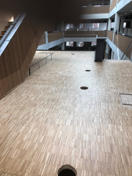 herringbone flooring Great Ormond Street